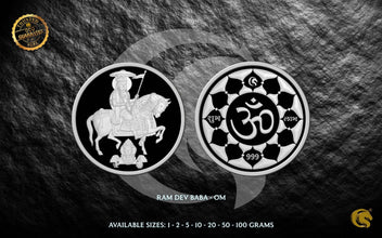 Shyam Baba | Ramdev Baba | Silver Coins 999 | Omkar Mint Sarafa Bazar