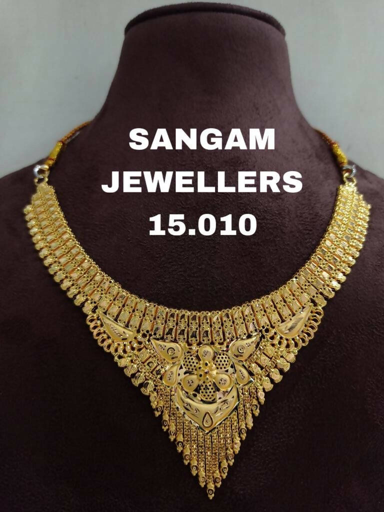 Gold Necklace Sarafa Bazar India