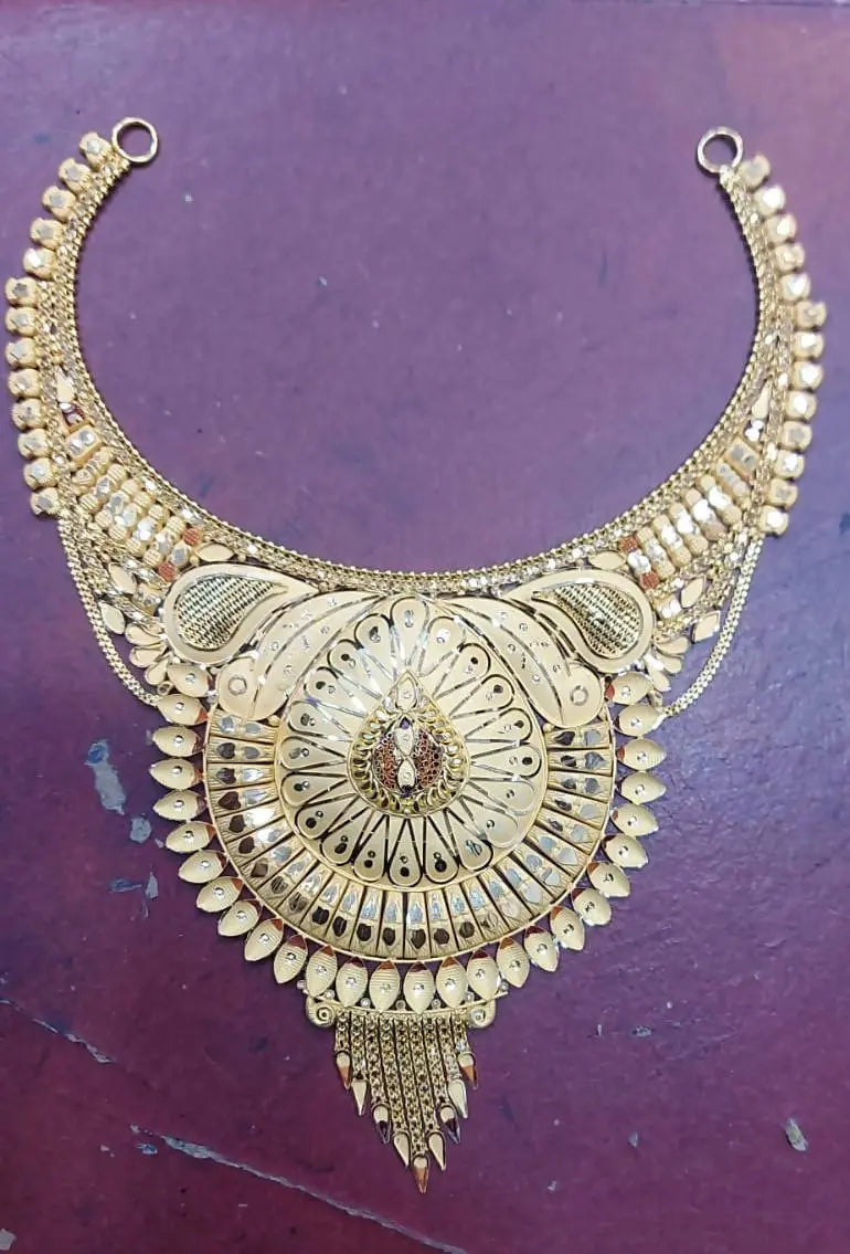 Gold Necklace Sarafa Bazar India