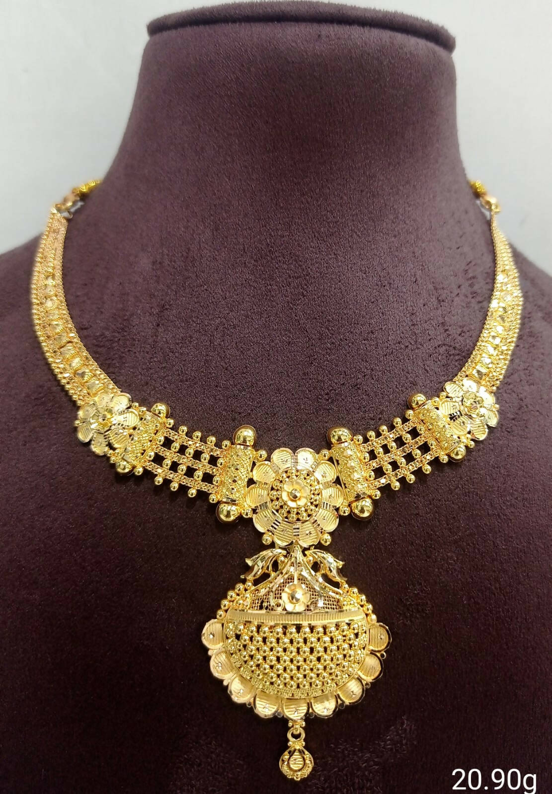 Gold Necklace Sarafa Bazar India