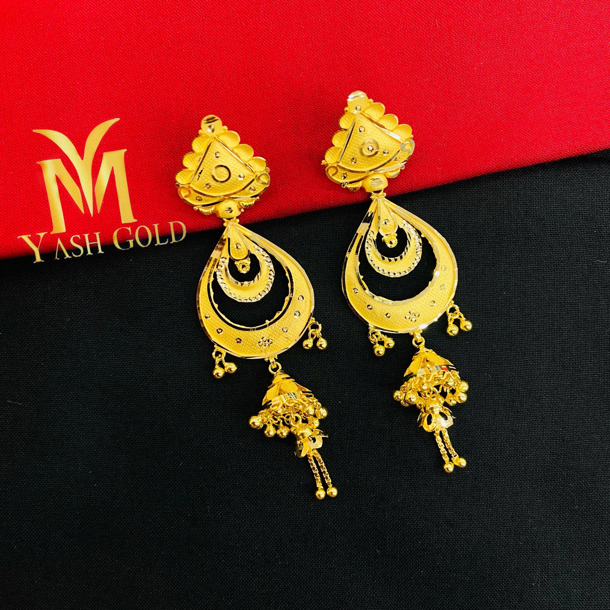 Gold Earing Sarafa Bazar India