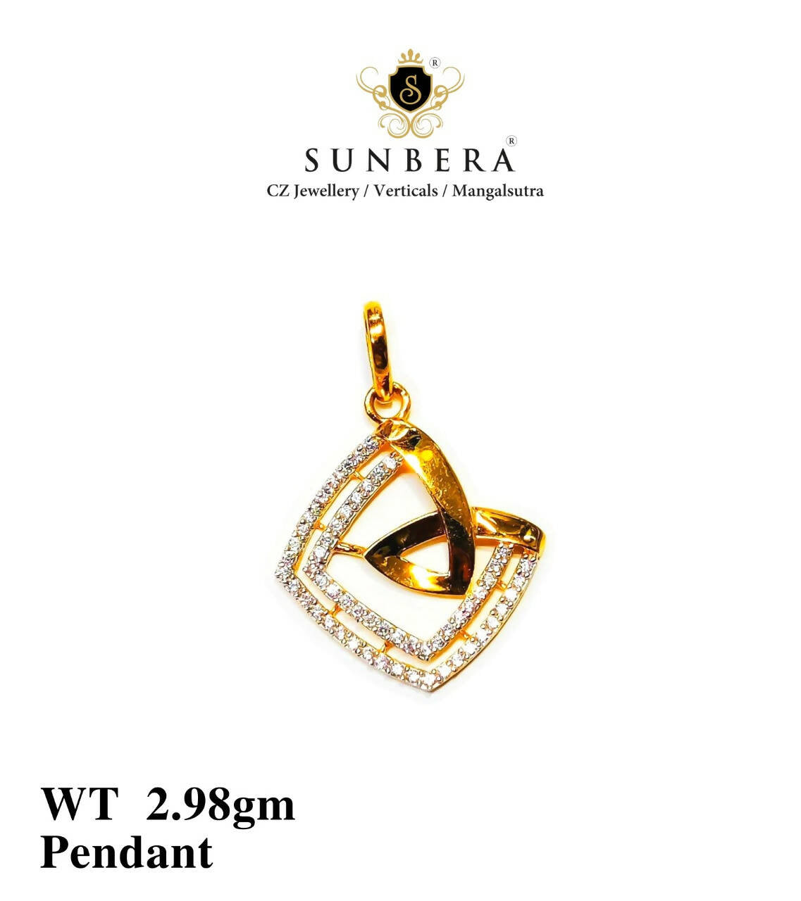 CZ Pendant Sarafa Bazar India