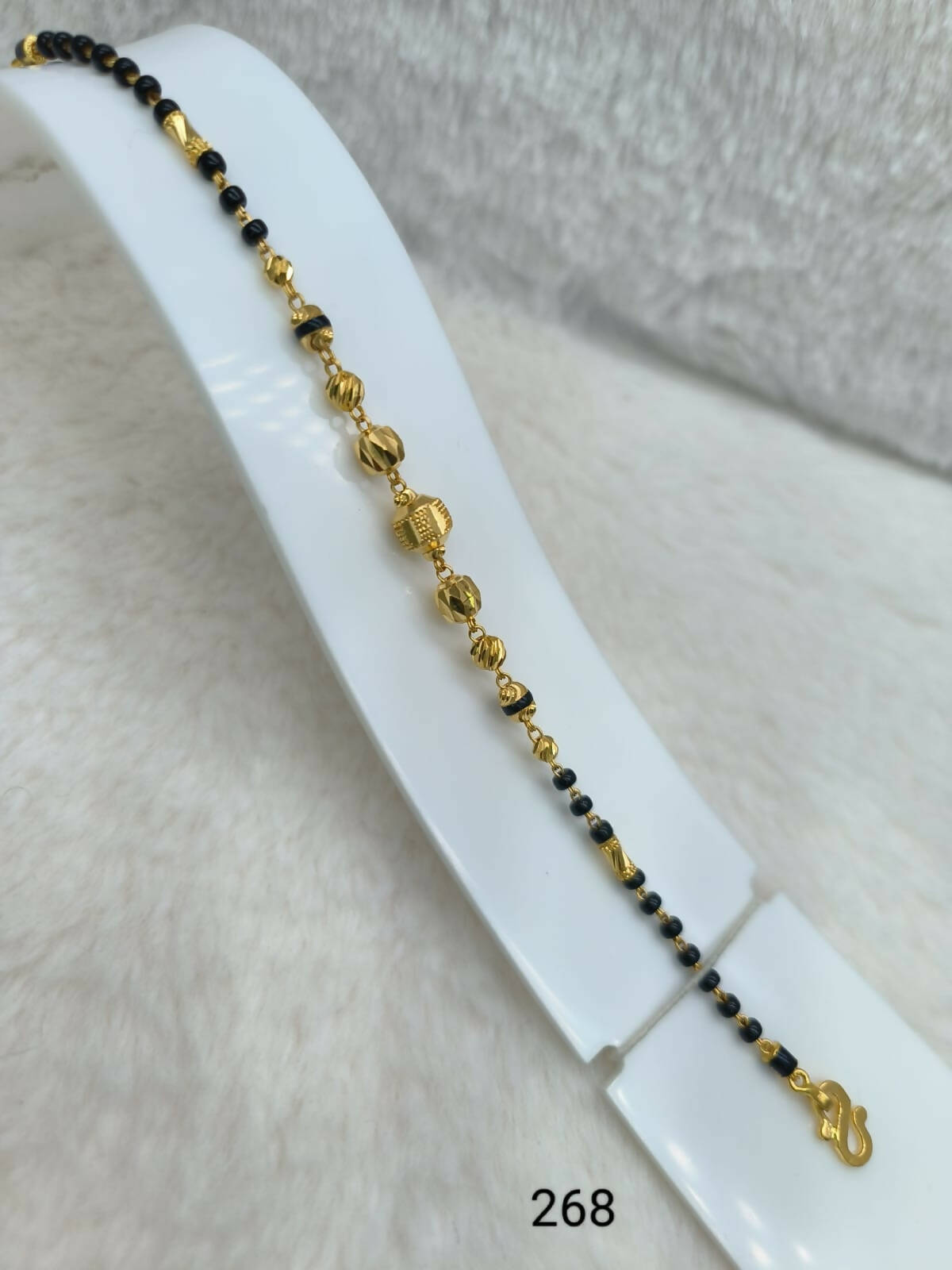 Gold Mangalutra Bracelet Sarafa Bazar India