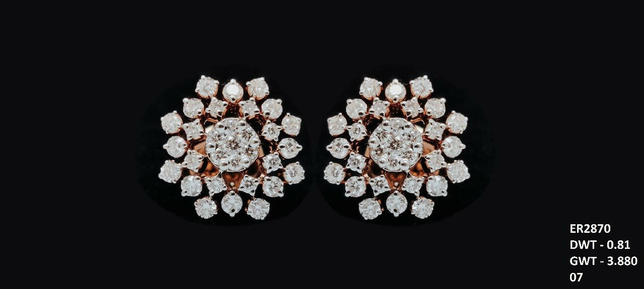 Diamond Earrings Sarafa Bazar India