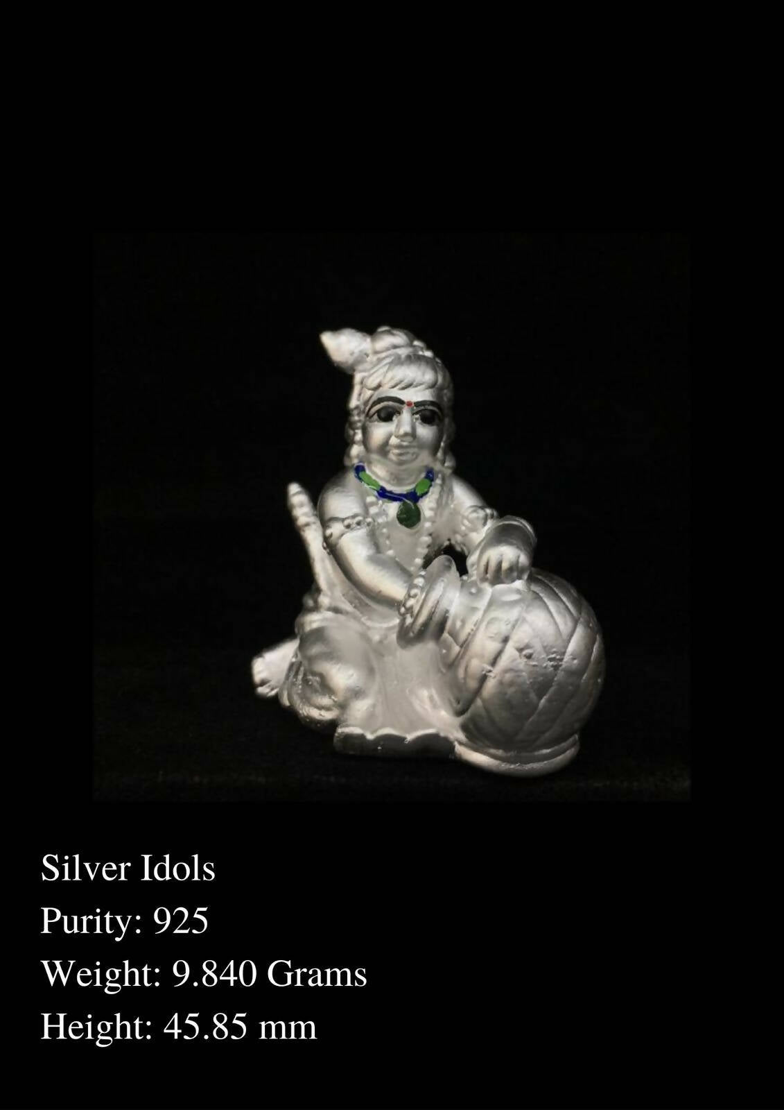 925 Silver Idols Sarafa Bazar India