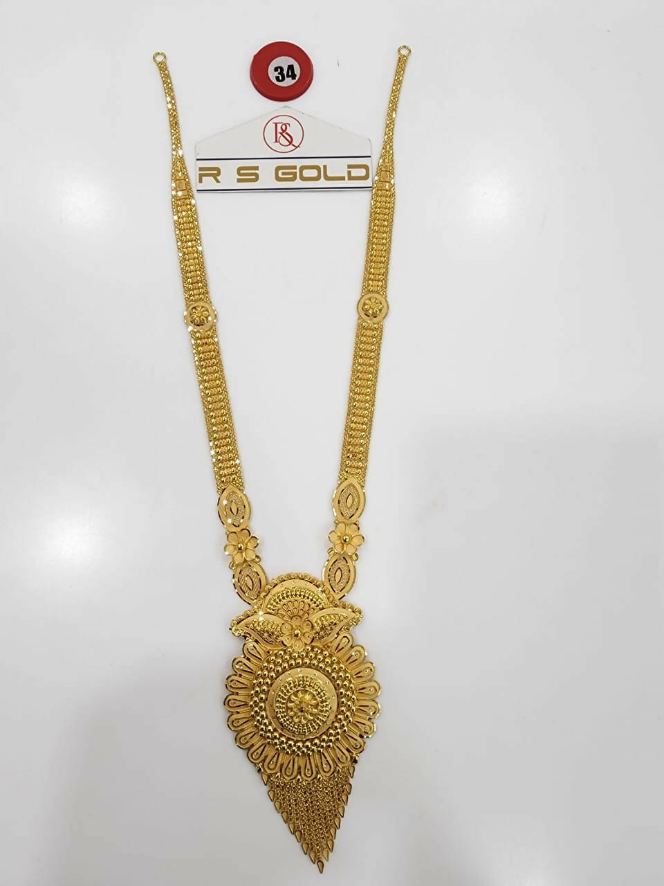 Gold Long Set Sarafa Bazar India