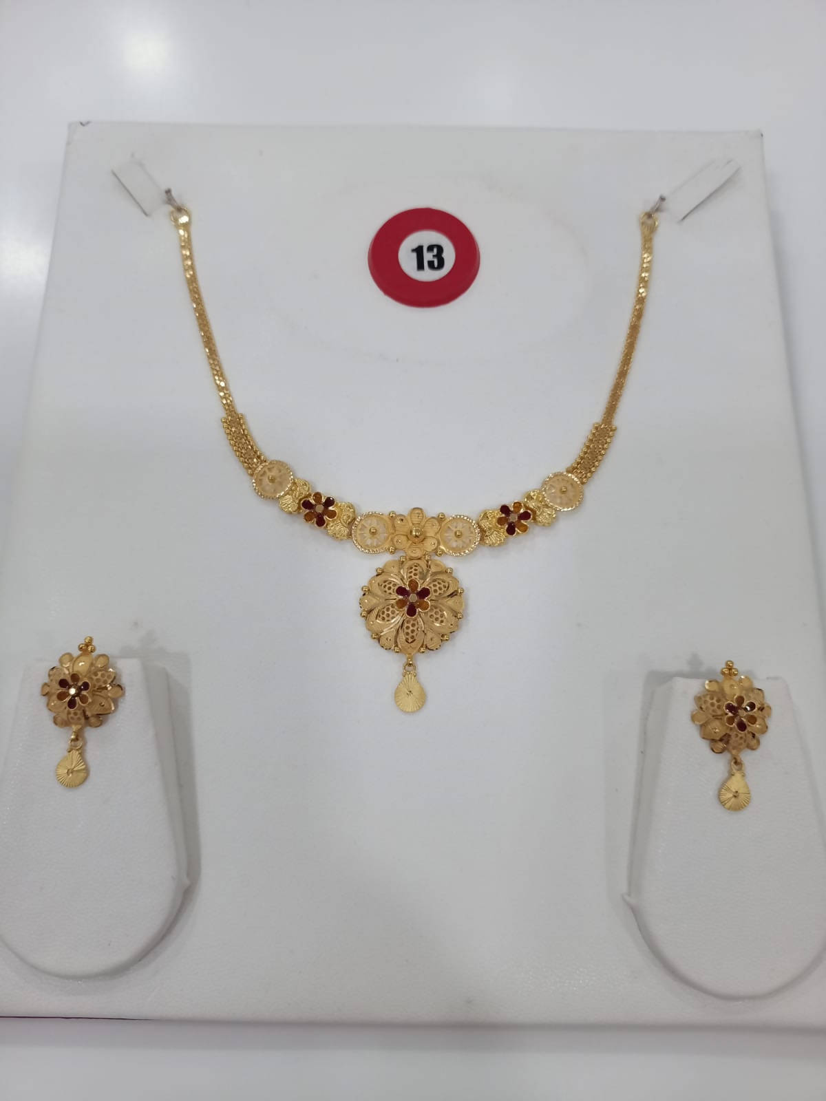 Gold Necklace Sarafa Bazar India