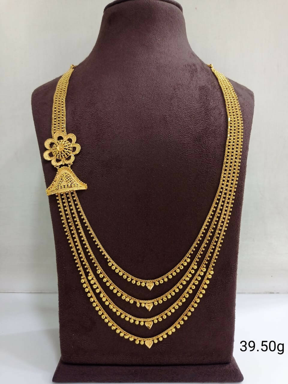 Gold Long Set Sarafa Bazar India