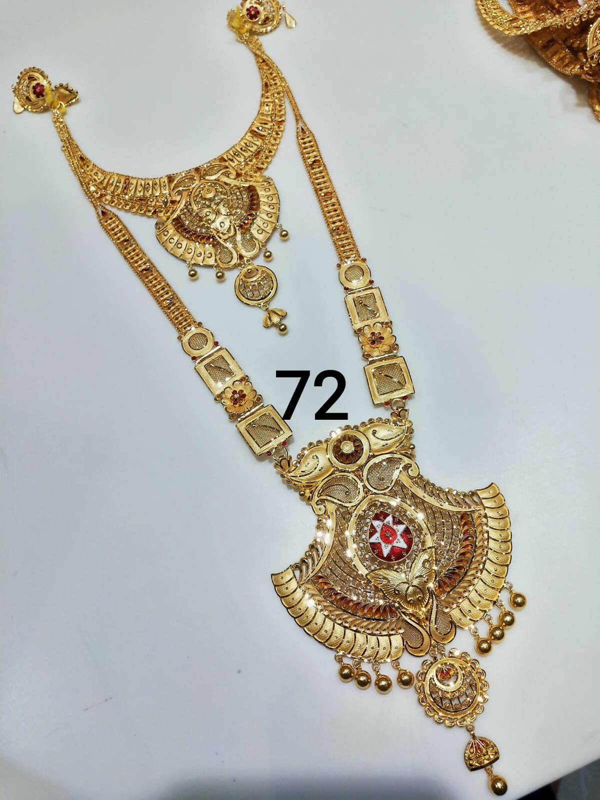 Gold Necklace & Long Set Sarafa Bazar India