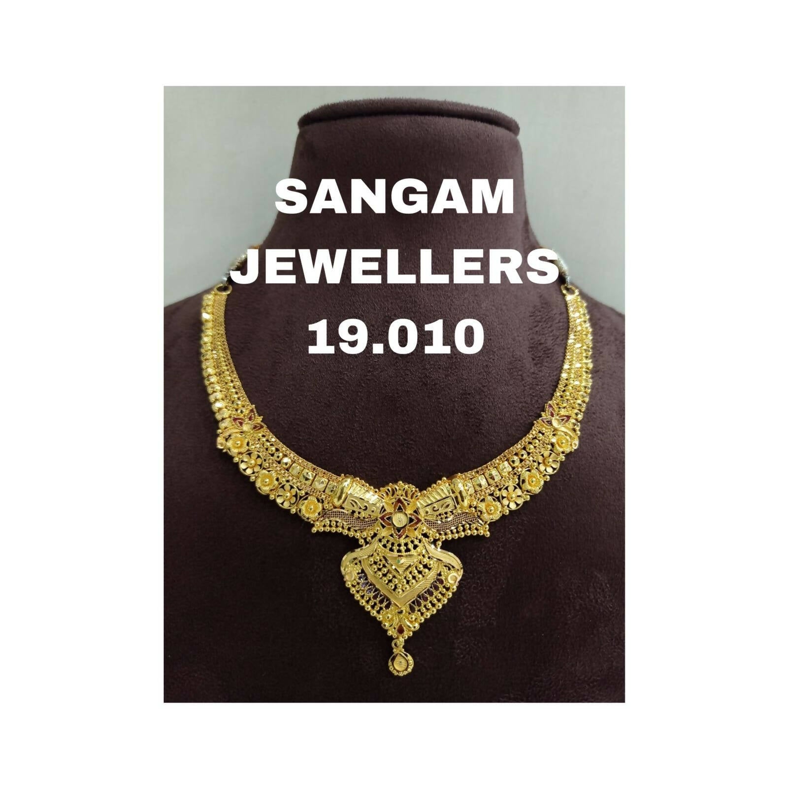 Gold Necklace Sarafa Bazar India