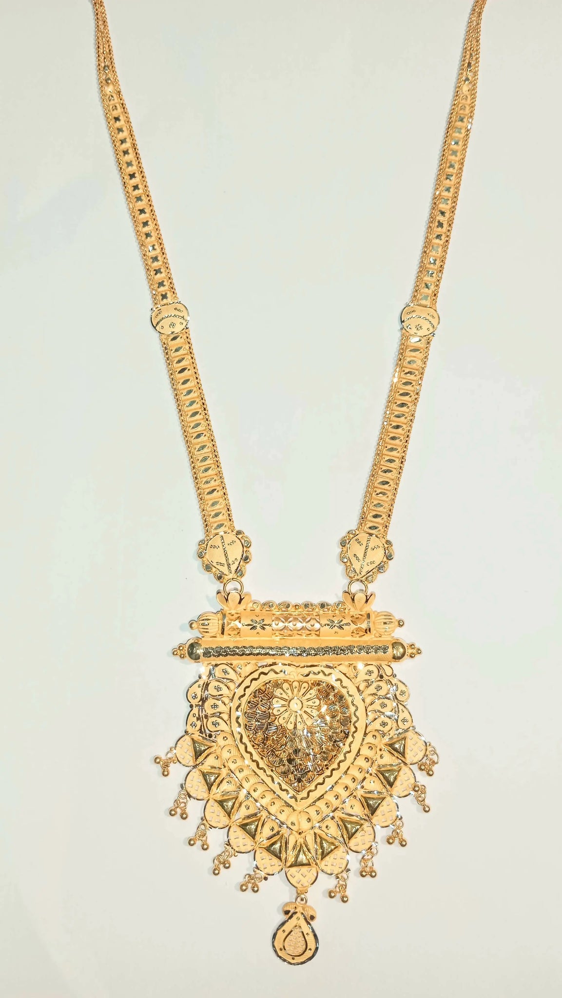 Gold Long Set Sarafa Bazar India