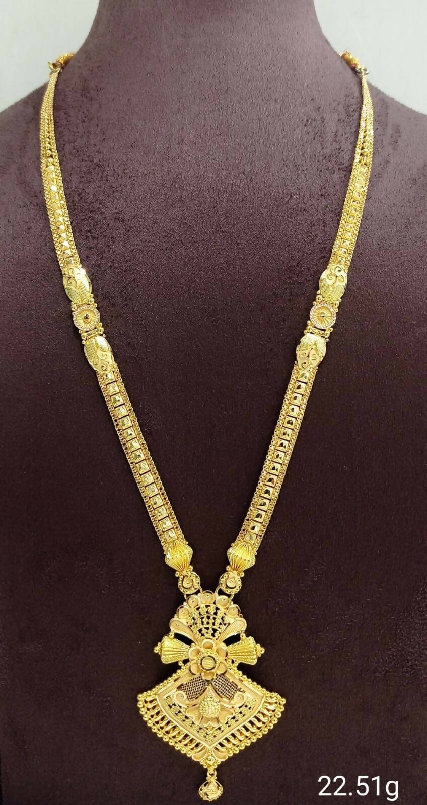 Gold Long Set Sarafa Bazar India