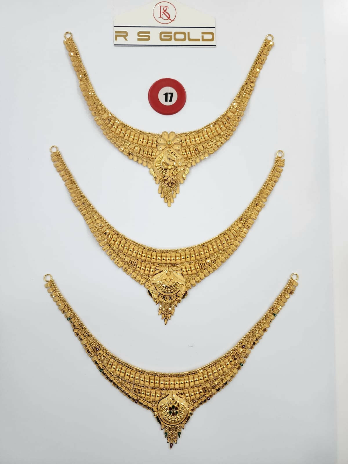 Gold Necklace Sarafa Bazar India