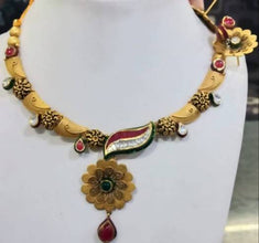 Antik kundan necklace Sarafa Bazar