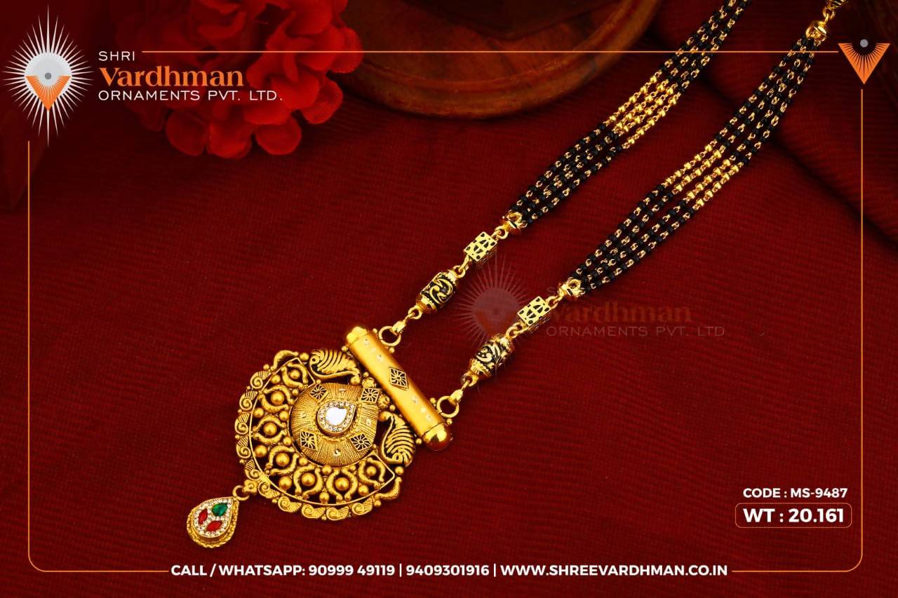 Antique Kundan Mangalsutra Sarafa Bazar