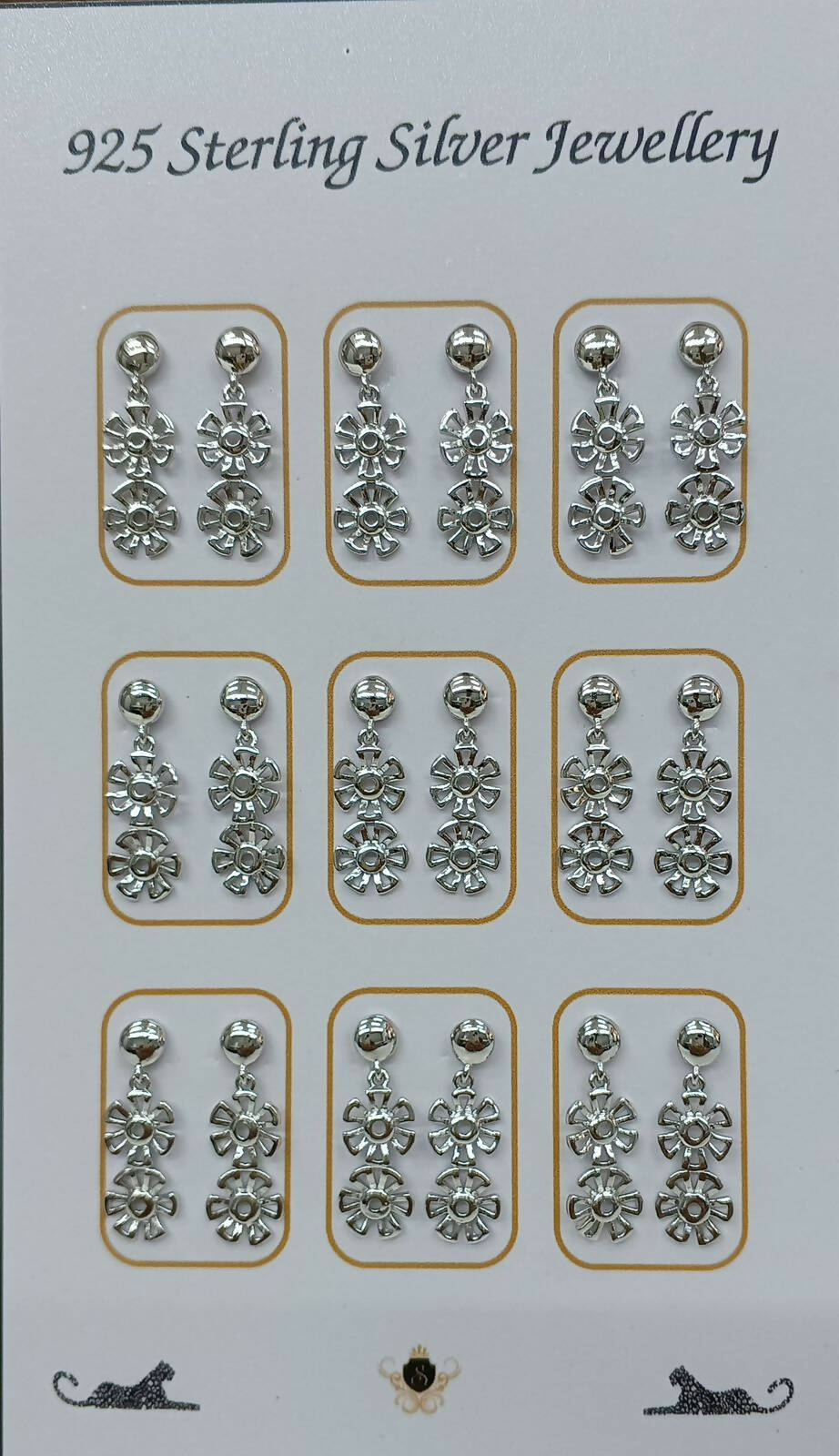 Silver Earrings Sarafa Bazar India