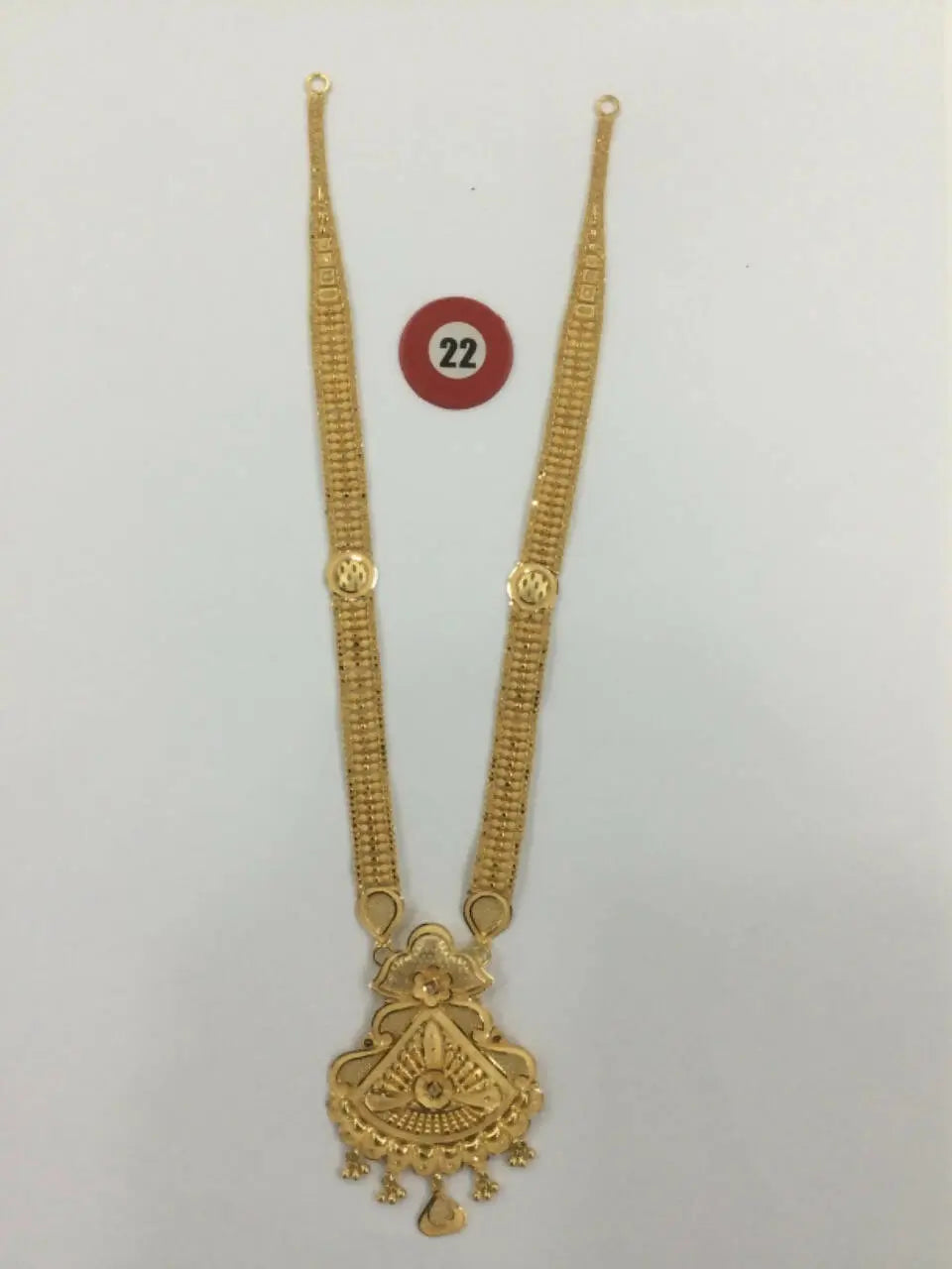 Gold Long Set Sarafa Bazar India