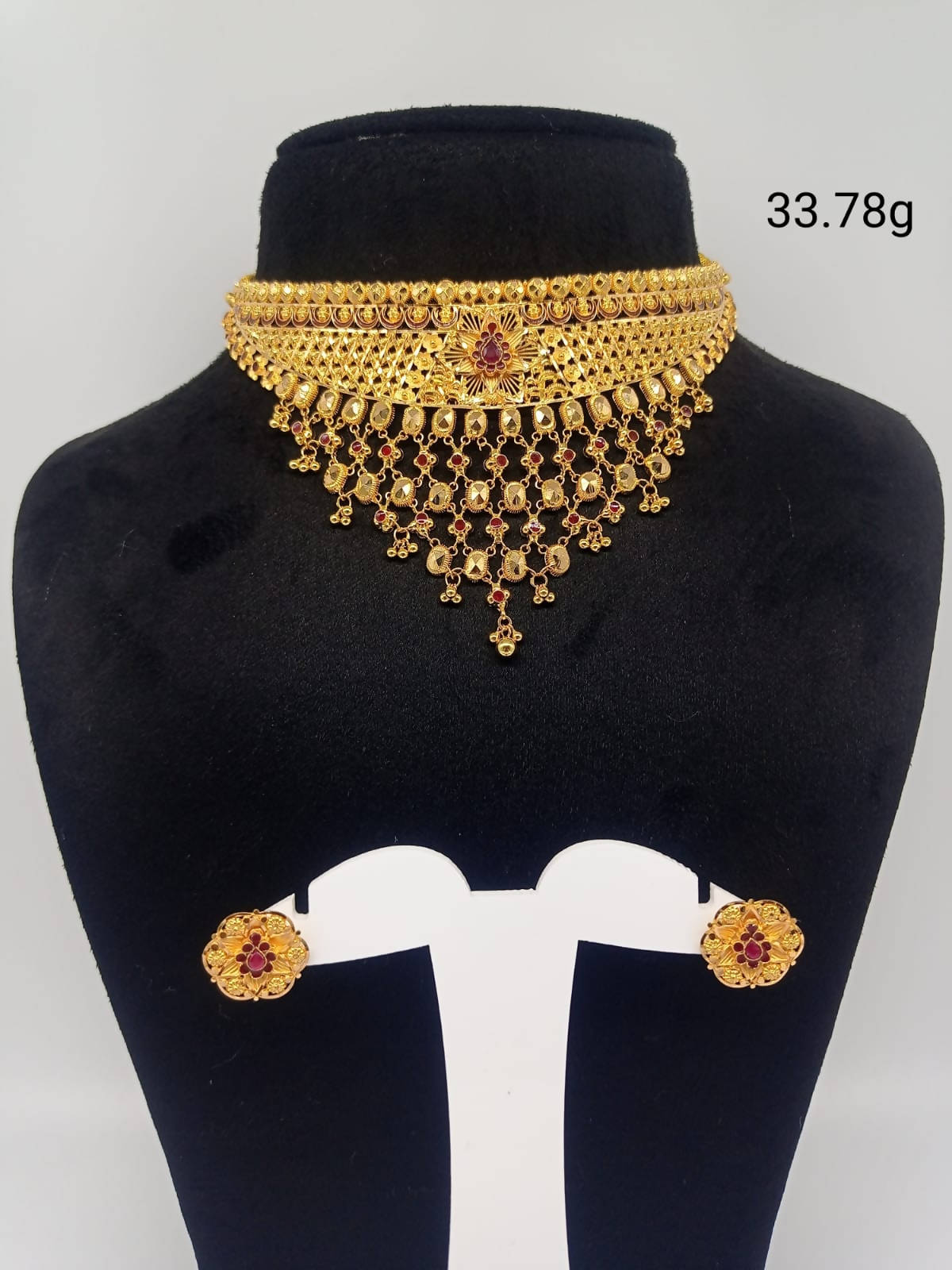 Gold Choker Sarafa Bazar India