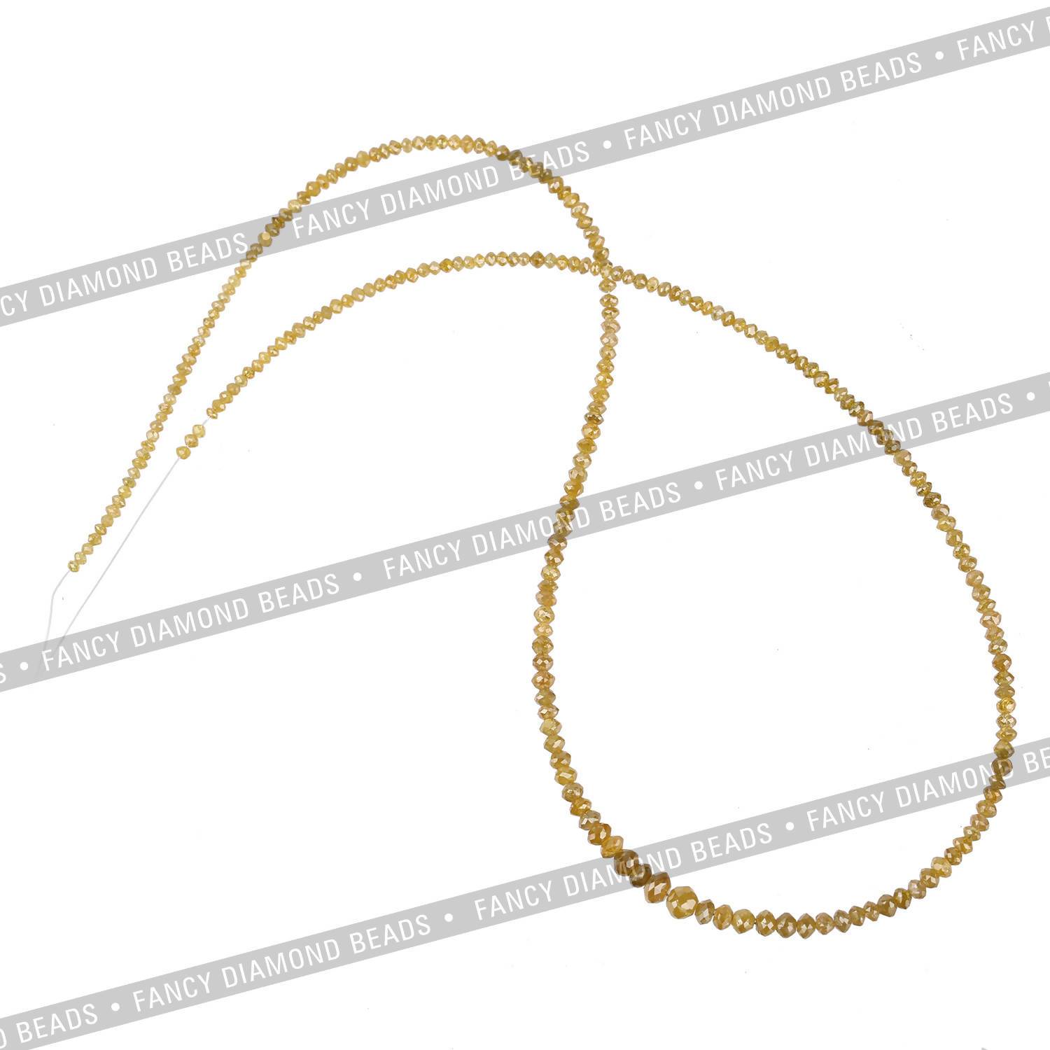 13.50 Ct Fancy Beads Polished Diamond Necklace Sarafa Bazar