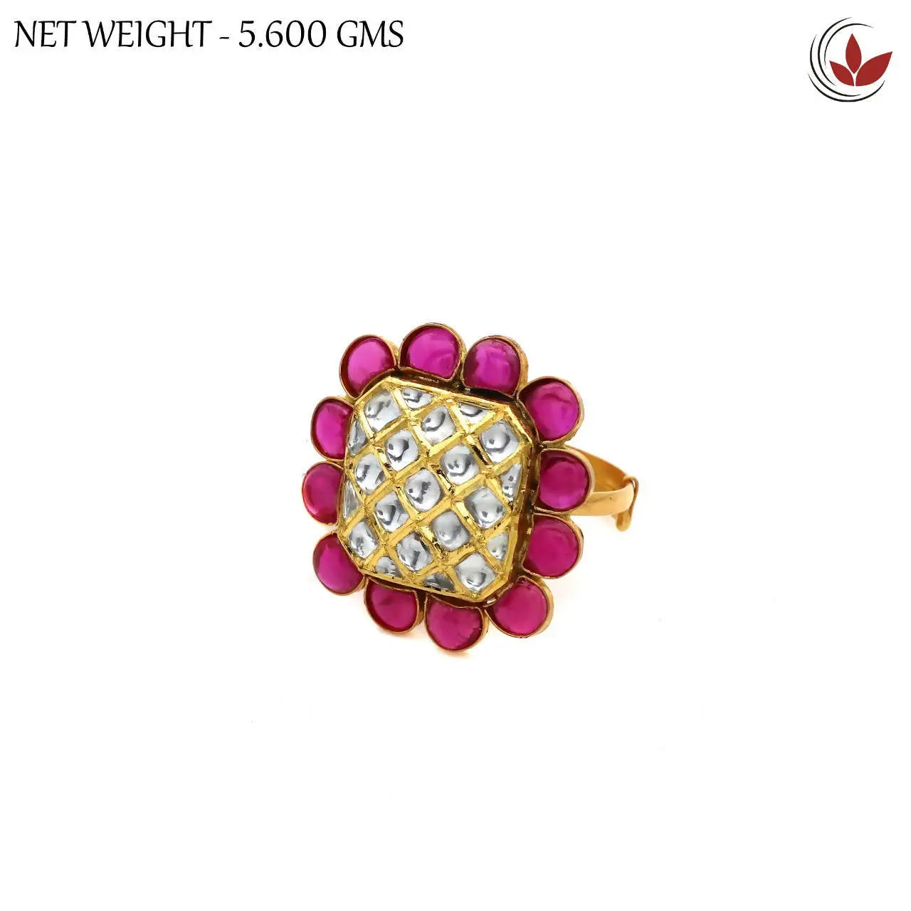 Kundan Ladies Ring Sarafa Bazar India