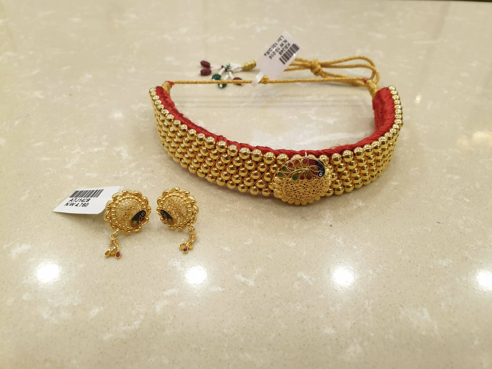 Light Weight Ghalsari Necklace Sarafa Bazar India