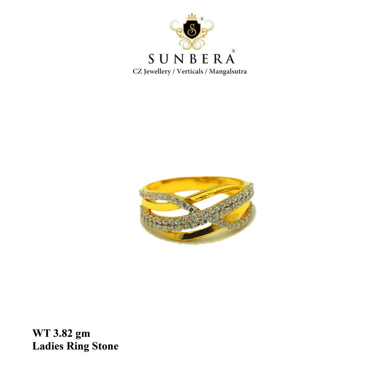 Ladies Stone Ring Sarafa Bazar India