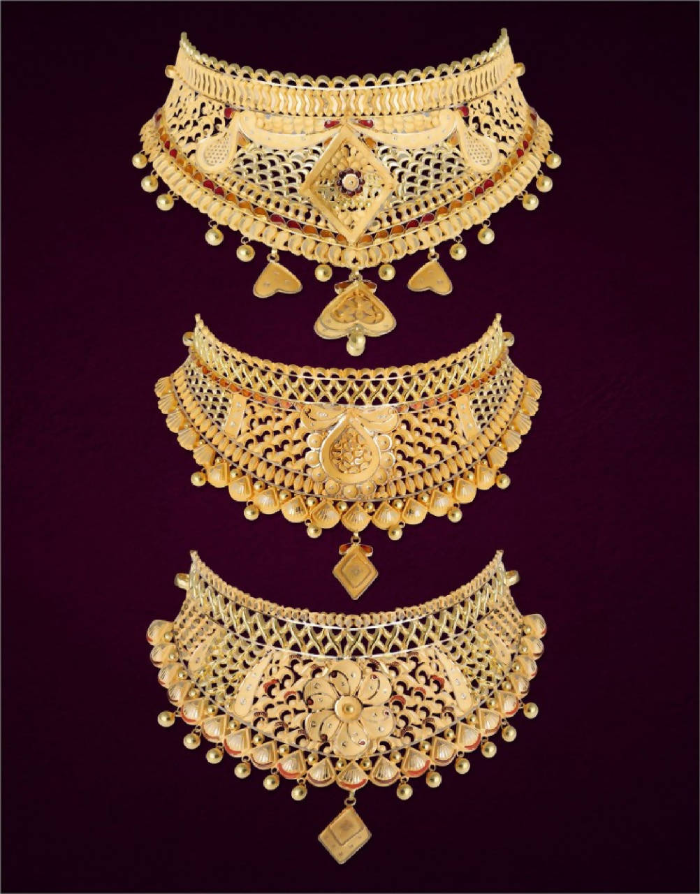 Gold Choker Sarafa Bazar India