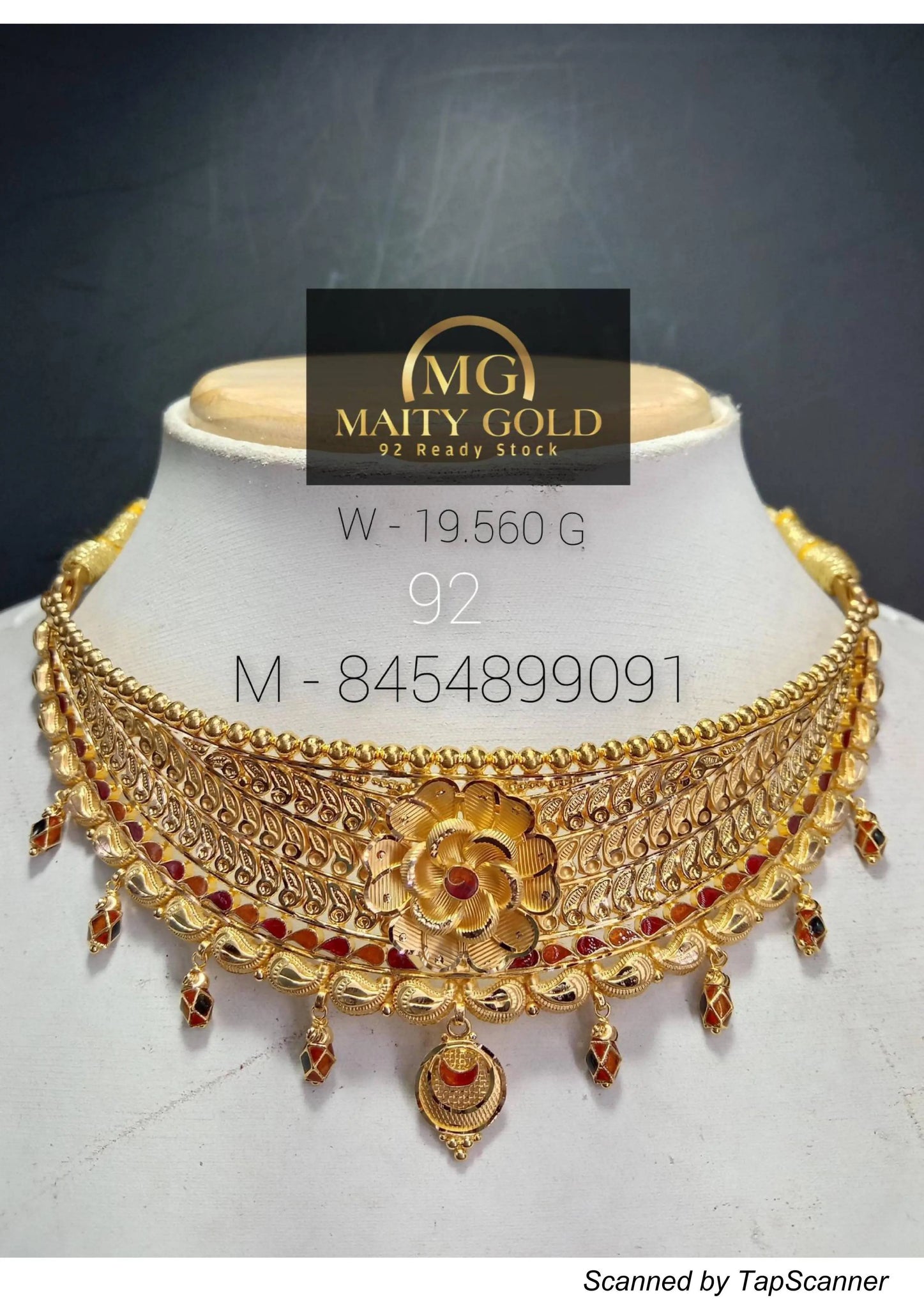 Gold Choker Sarafa Bazar India