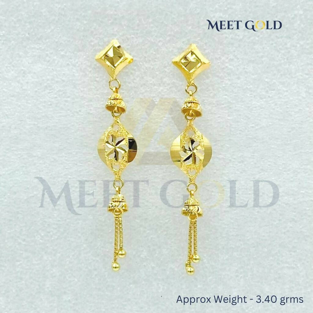 Light Weight Gold Latkan Earrings | Latest Designs - K4 Fashion | Gold  earrings models, Gold earrings for women, Gold bridal jewellery sets