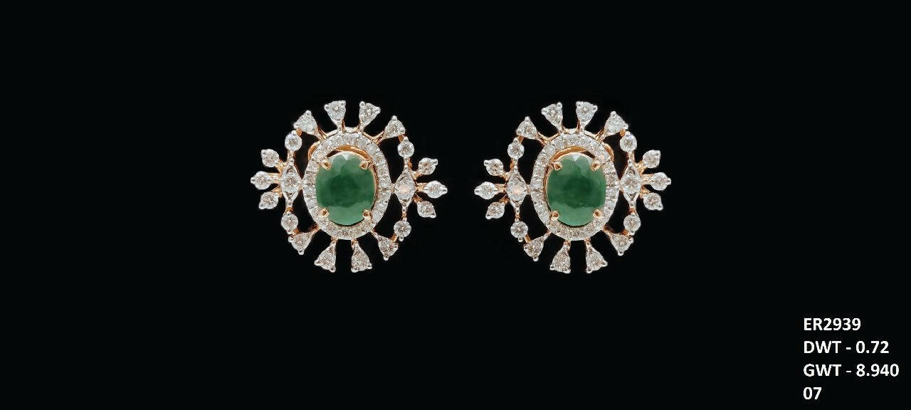 Diamond Earrings Sarafa Bazar India