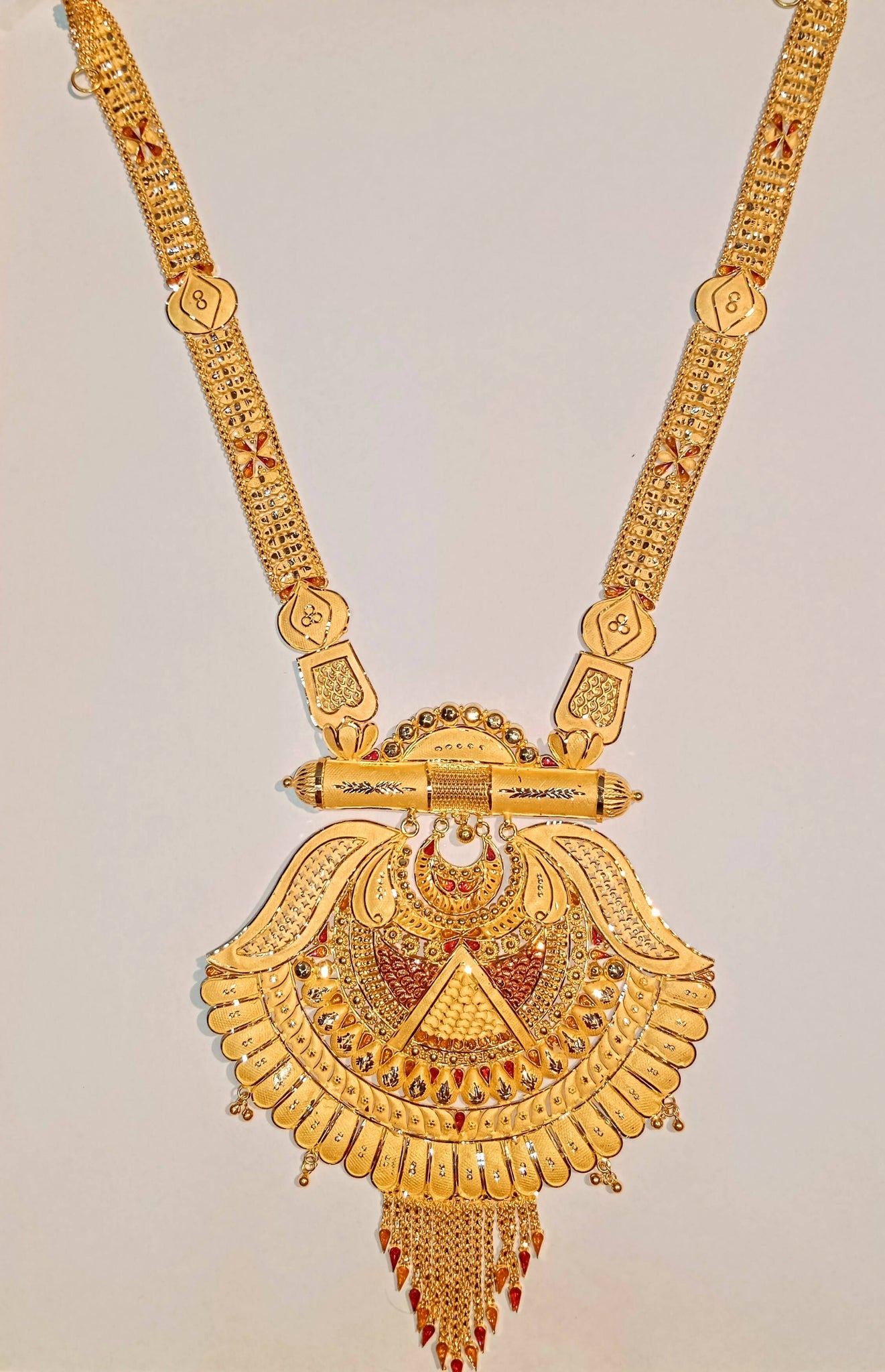 Gold Long Set Sarafa Bazar India