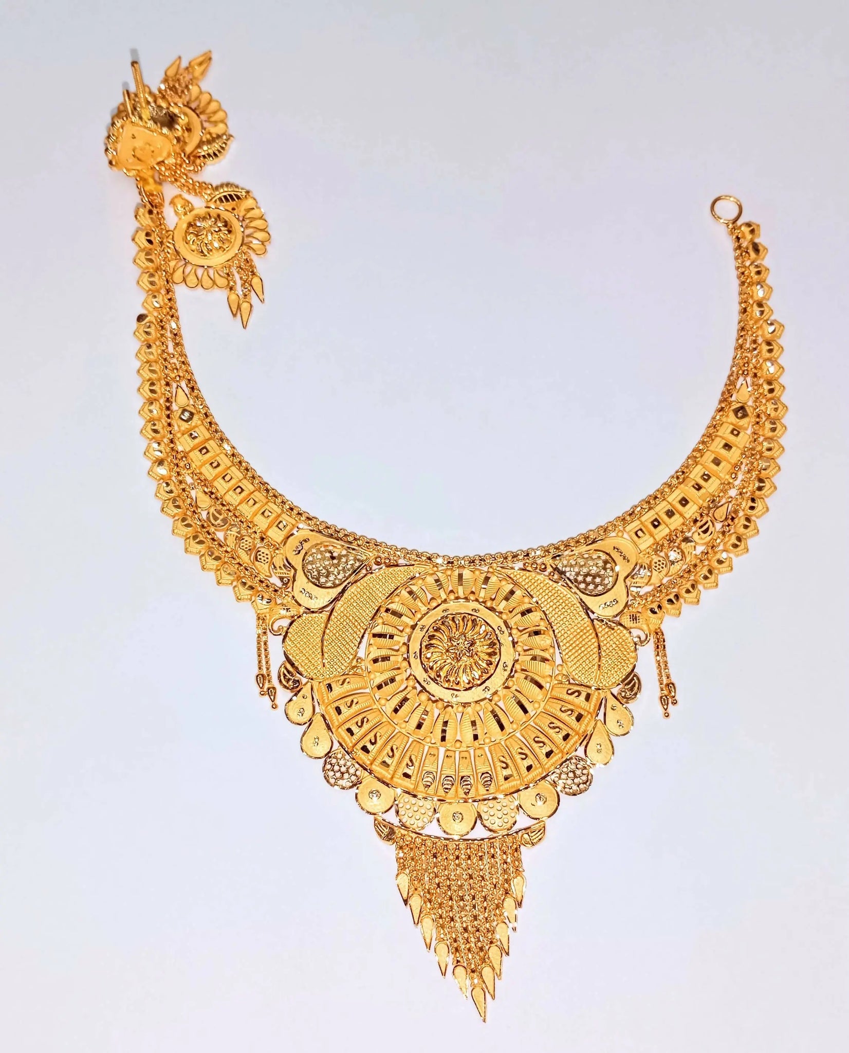 Gold Necklace Sarafa Bazar India