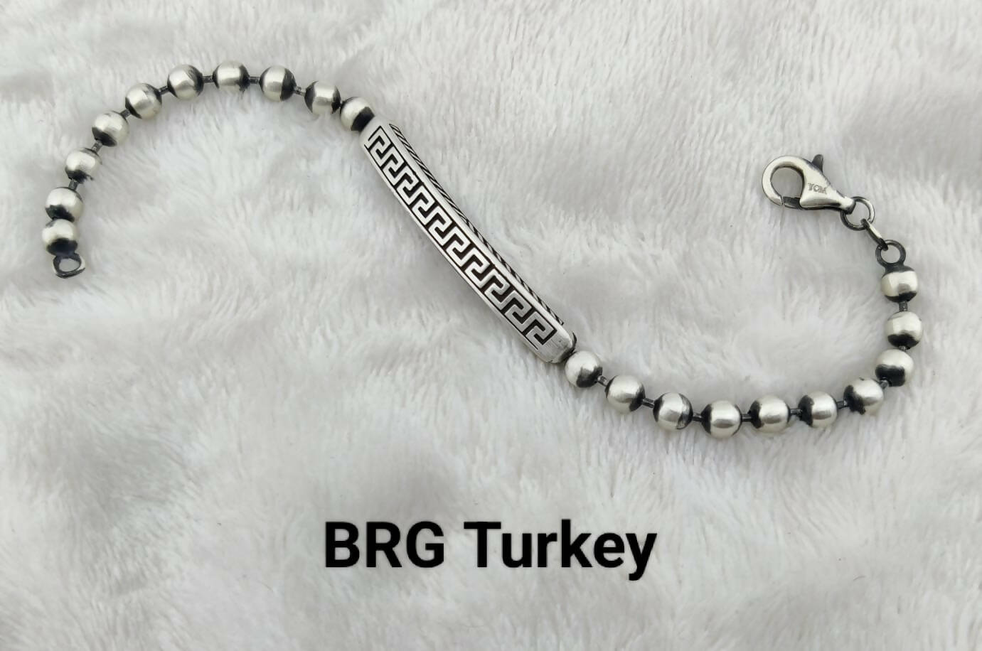 925 Silver Turkey Gents Bracelet Sarafa Bazar India