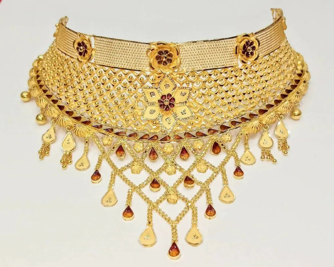 Gold Choker Sarafa Bazar India