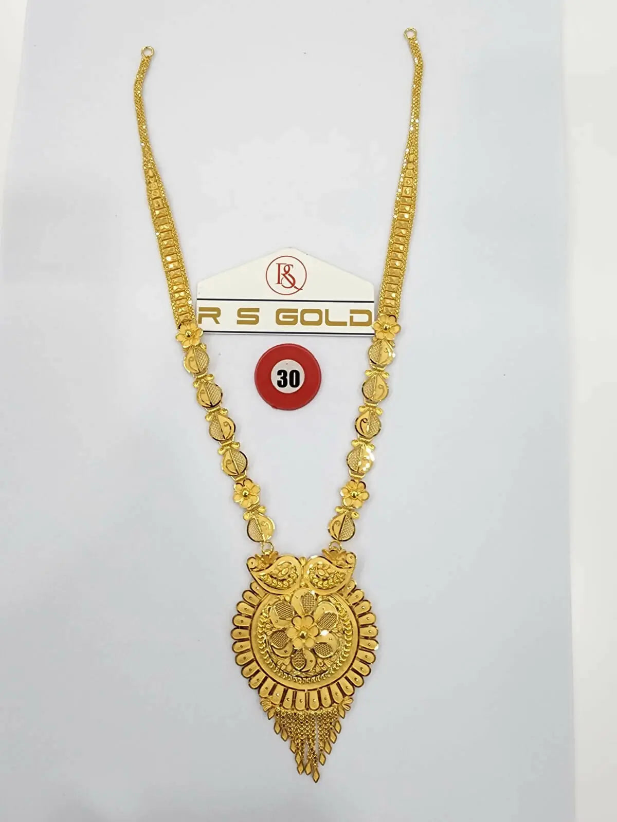 Gold Long Set Sarafa Bazar India