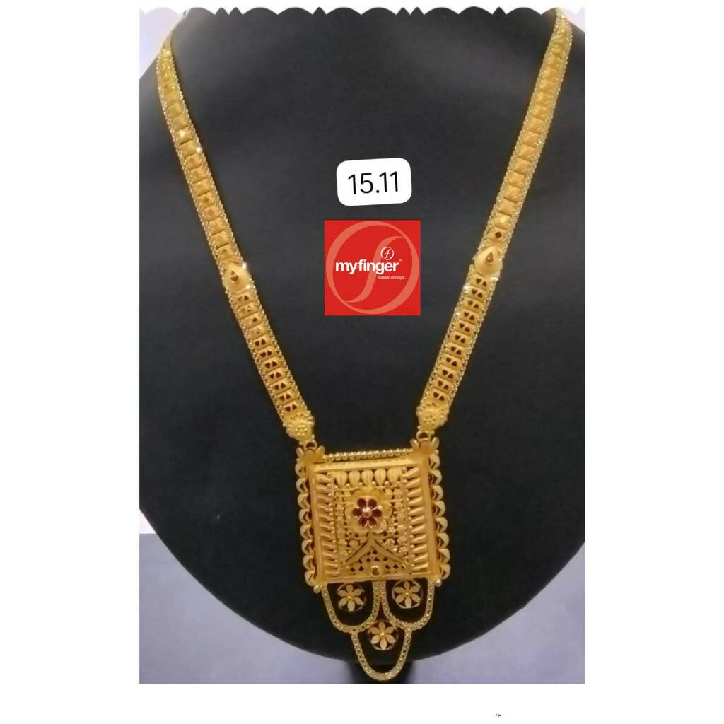 Gold Long Set Sarafa Bazar India