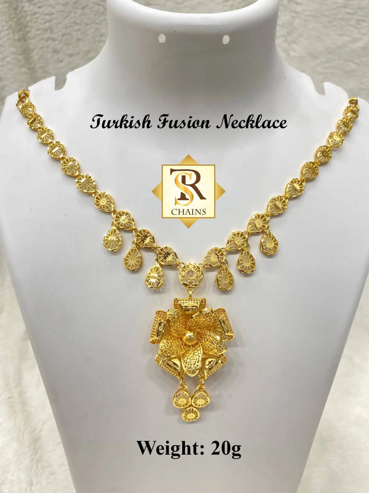 Turkish Fusion Necklace Sarafa Bazar India