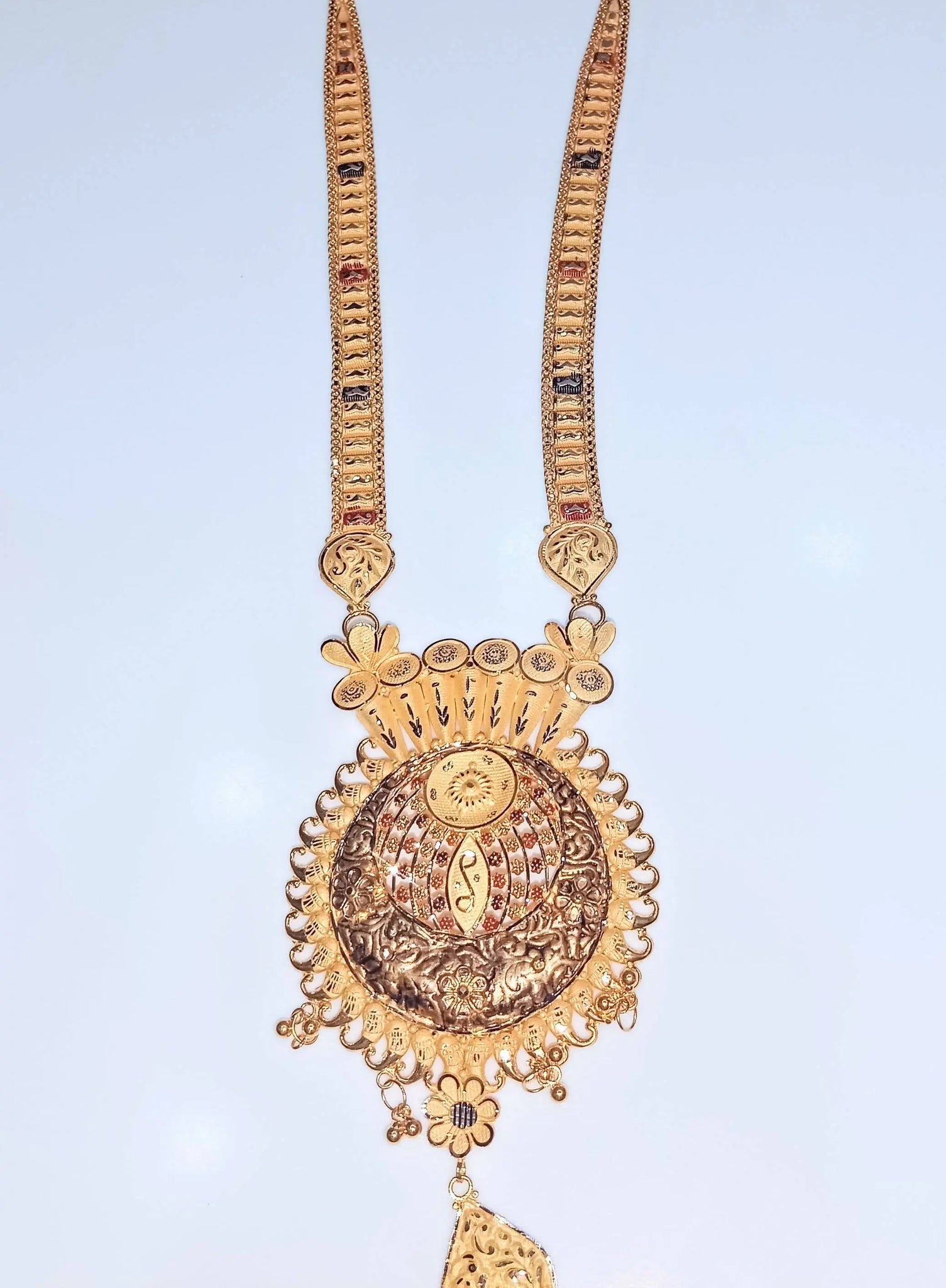 Gold Long Set Sarafa Bazar India