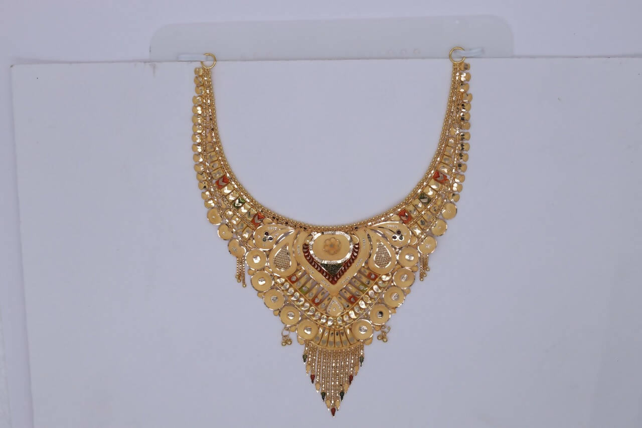 Gold Necklace Sarafa Bazar India