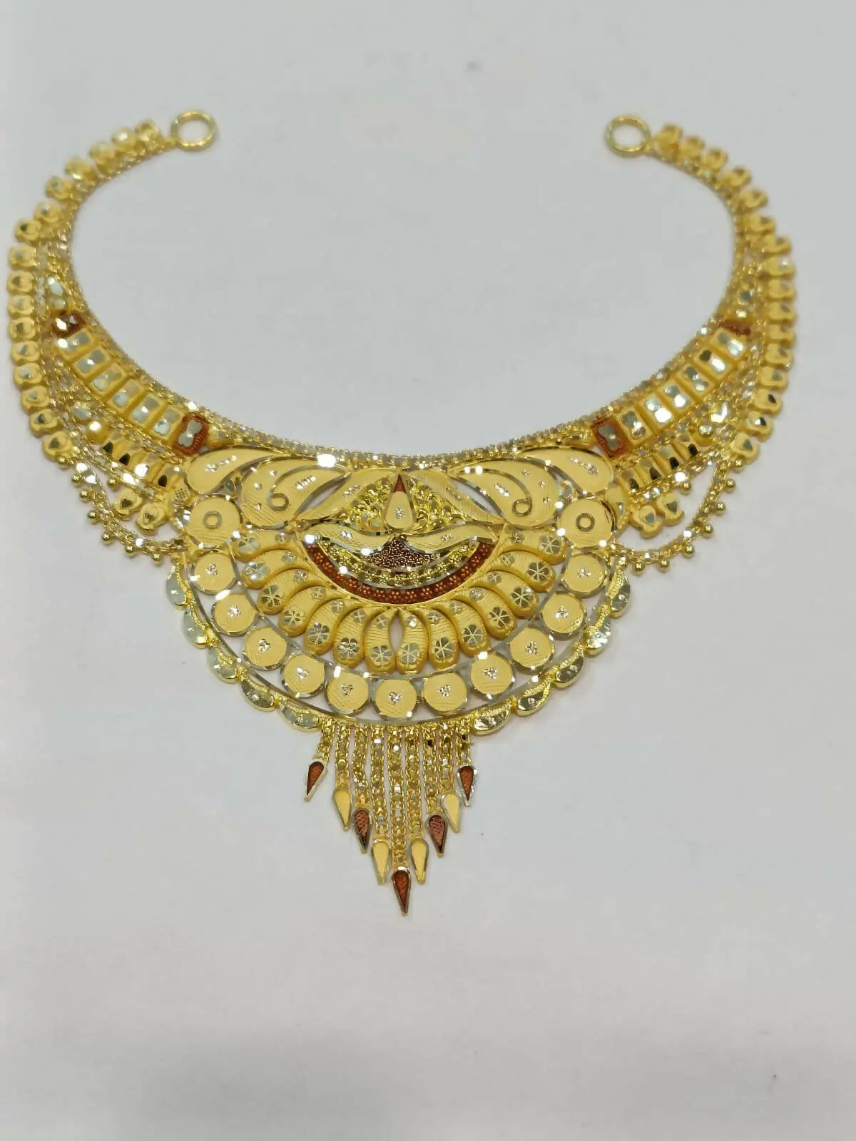 Gold Necklace Sarafa Bazar India