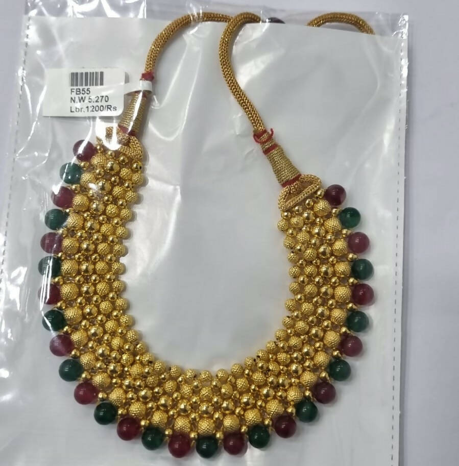 Light Weight Ghalsari Necklace Sarafa Bazar India