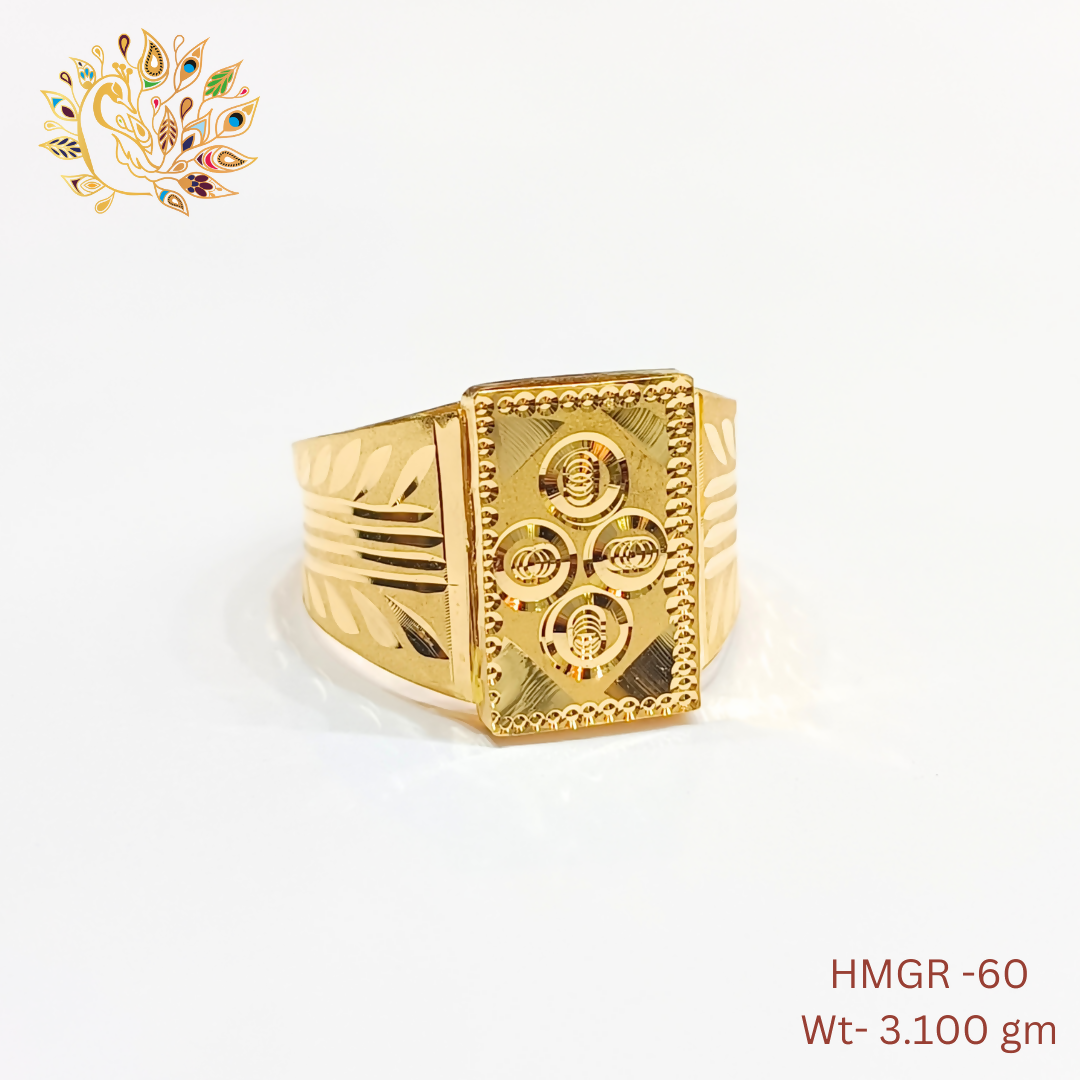 HMGR-60 - Handmade Gents Ring Sarafa Bazar India