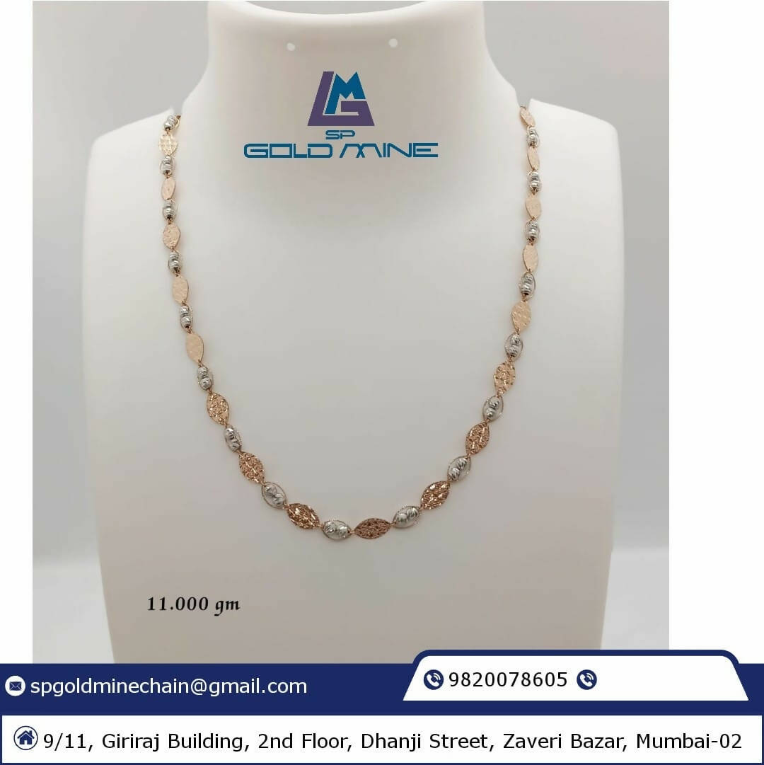 18k Premium Ladies Chain Sarafa Bazar India