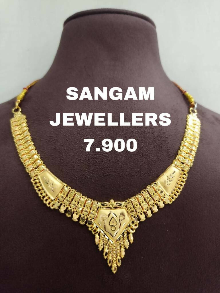 Gold Necklace Sarafa Bazar India