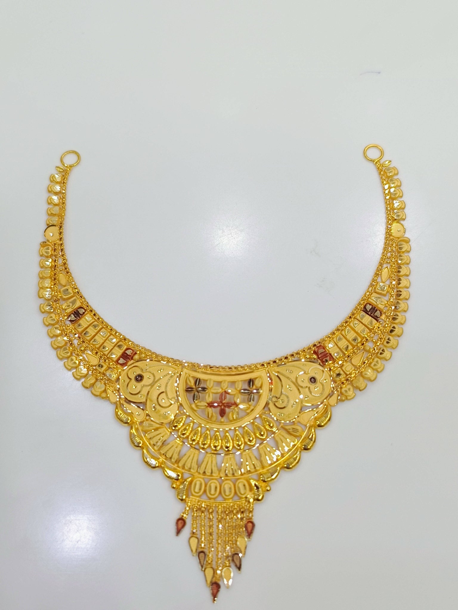 Gold Necklace Sarafa Bazar India