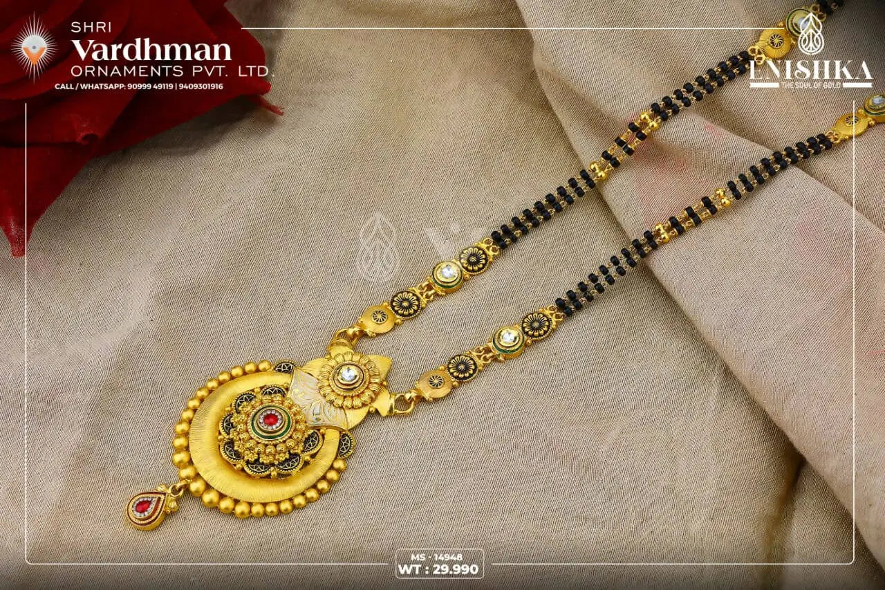 22kt Mangalsutra Sarafa Bazar India