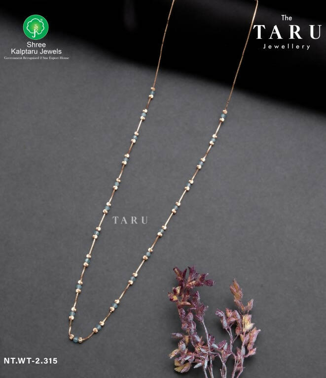 Italian Rose Gold Ladies Chain Sarafa Bazar India