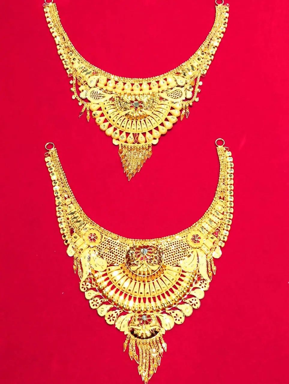 Gold Necklace Sarafa Bazar India