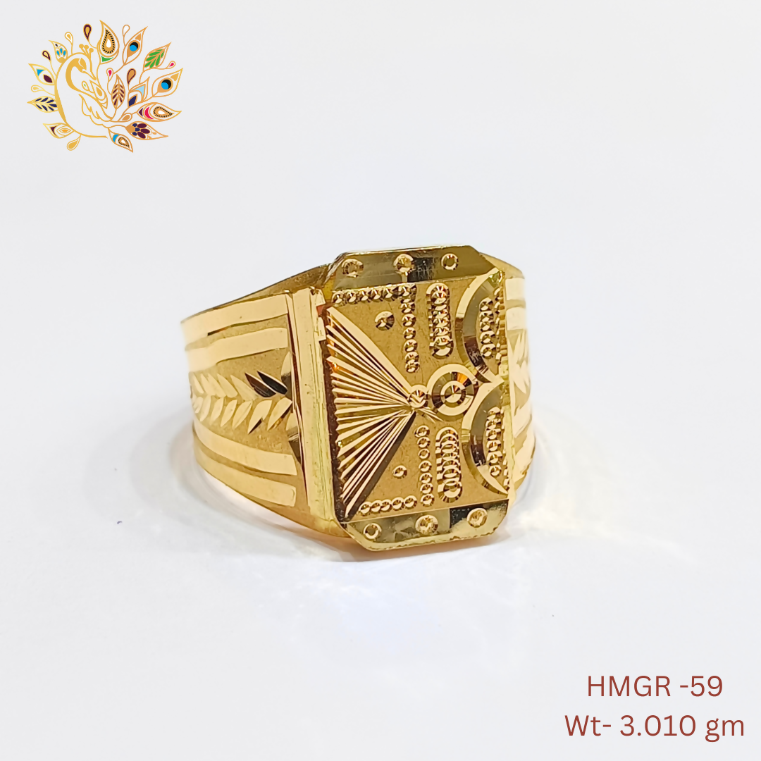 Rajwadi Inspired Gold Finish Adjustable Finger Ring Combo Set of 3 for  Women | D2C Sale