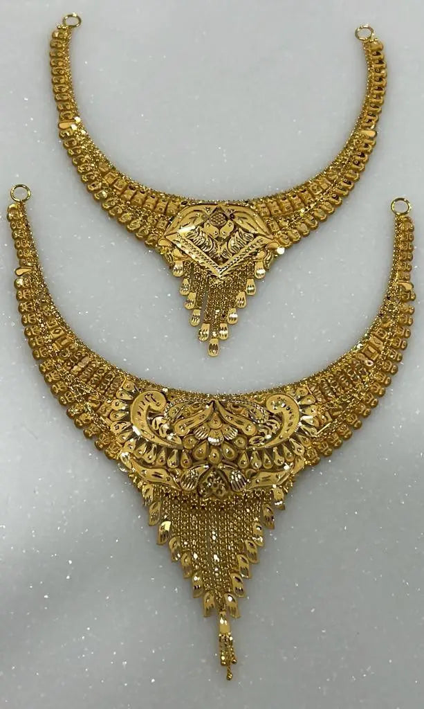 Gold Necklace Sarafa Bazar India